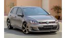 Volkswagen Golf GTI 2016 GCC under 2 Warranty with Zero Down-Payment.