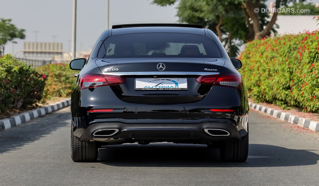 مرسيدس بنز E200 4MATIC , خليجية 2021 , 0 كم ,  مع ضمان سنتين مفتوح الكيلو وصيانة 3 سنوات أو 60 ألف كم من EMC