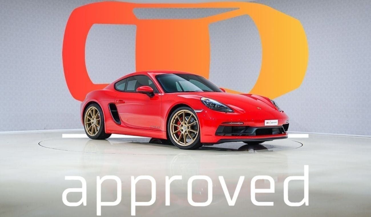 Porsche 718 Cayman GTS 4.0L A/T | AED 5,865 PM | Warranty March-2026 | GCC