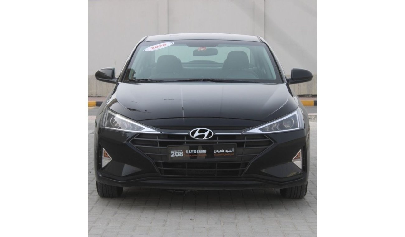 Hyundai Elantra Hyundai Elantra 2020 Black GCC excellent condition without accident