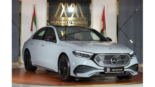 مرسيدس بنز E300 Mercedes-Benz E 300 | GCC 2024 0km | Agency Warranty | AMG Package | Panoramic | 360 View