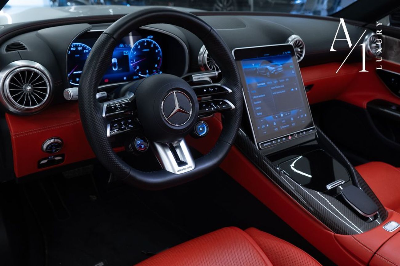 مرسيدس بنز SL 55 AMG Roadster 4Matic+ 2022 Mercedes Benz SL55 AMG 4MATIC+ Roadster, Mercedes Warranty + Service Pack, Ful