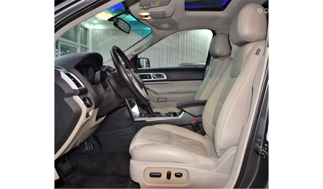 فورد إكسبلورر EXCELLENT DEAL for our Ford Explorer XLT 4WD ( 2015 Model! ) in Grey Color! GCC Specs