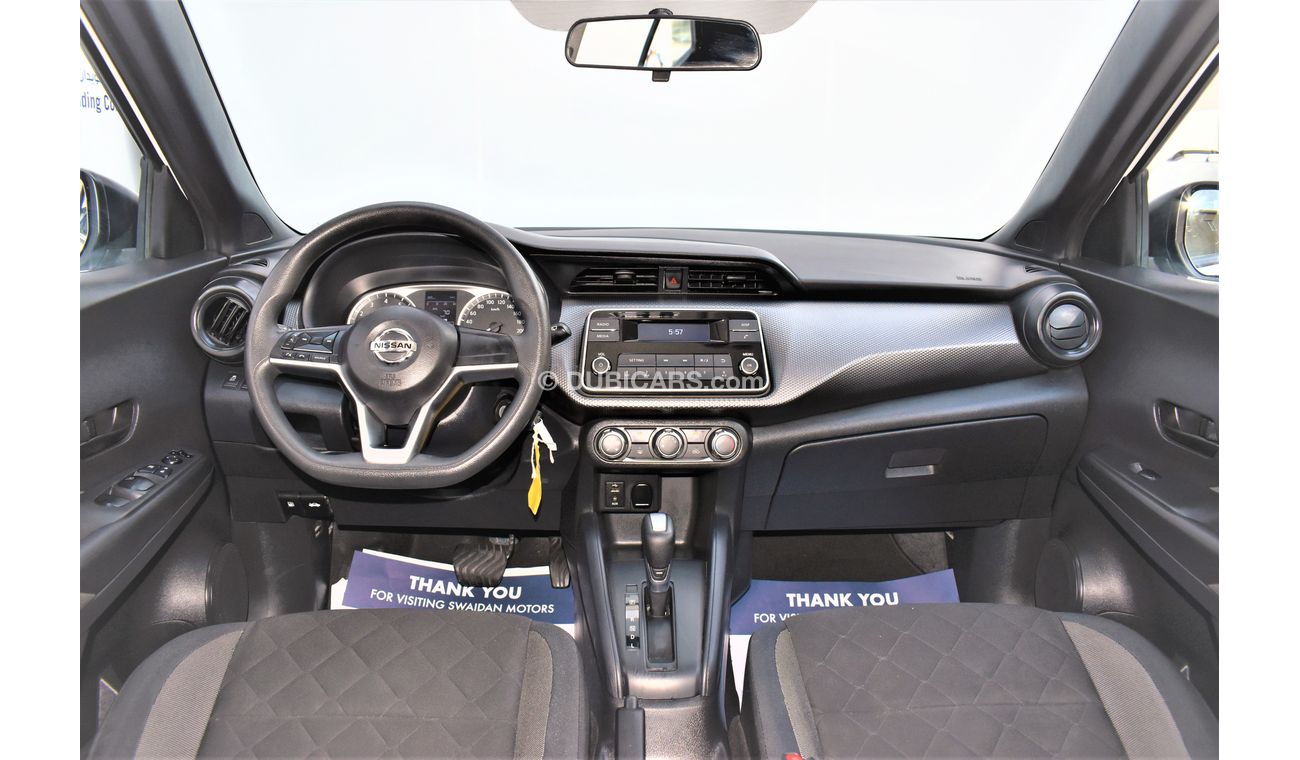 Nissan Kicks 1.6L S 2018 GCC DEALER WARRANTY