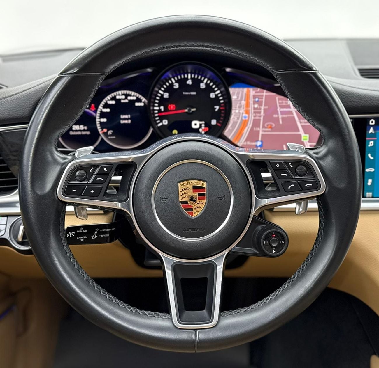 بورش باناميرا 2018 Porsche Panamera, Full Porsche Service History, Sport Chrono Package, Fully Loaded, GCC