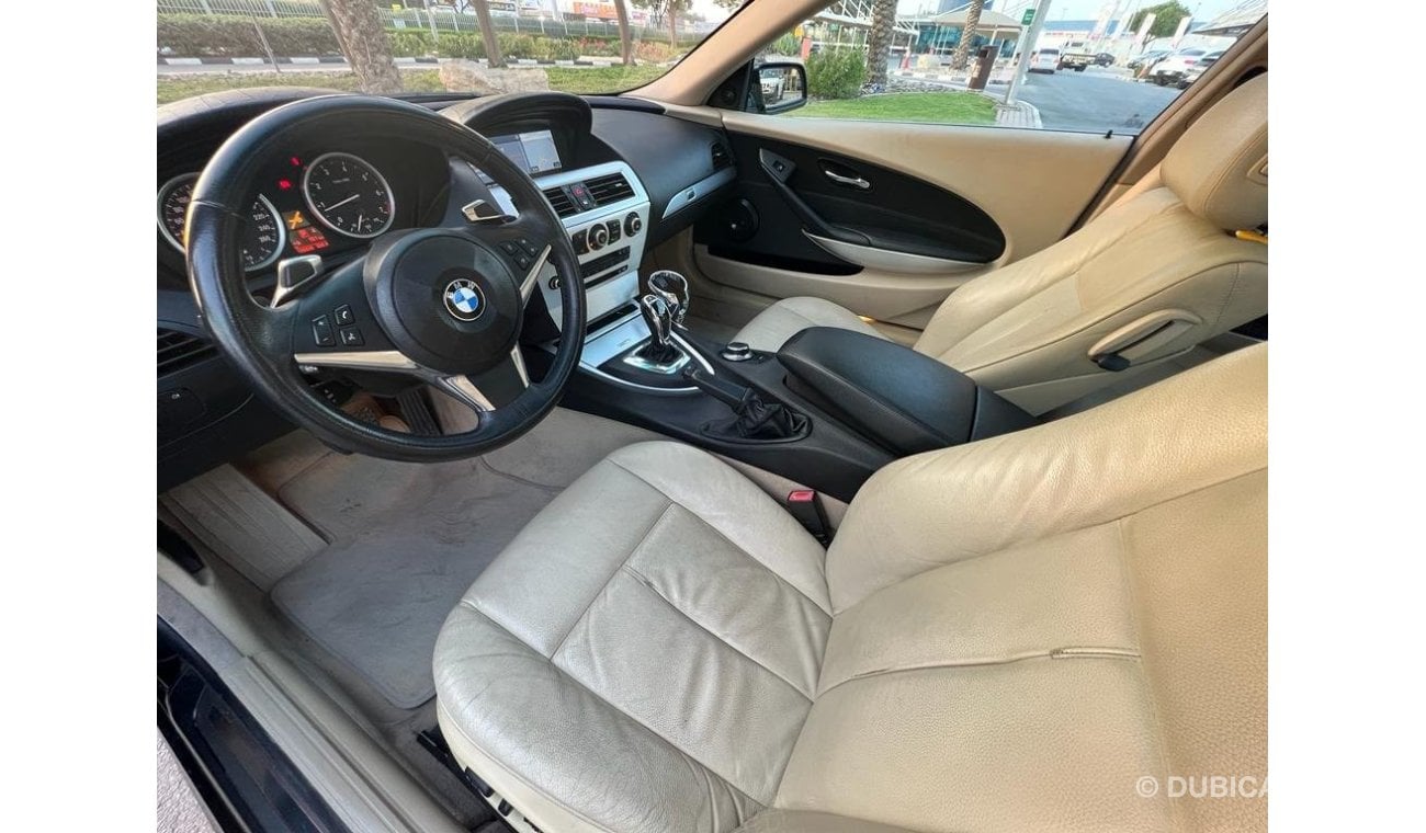 بي أم دبليو 650 BMW 650I 2009 GCC IN PERFECT CONDITION