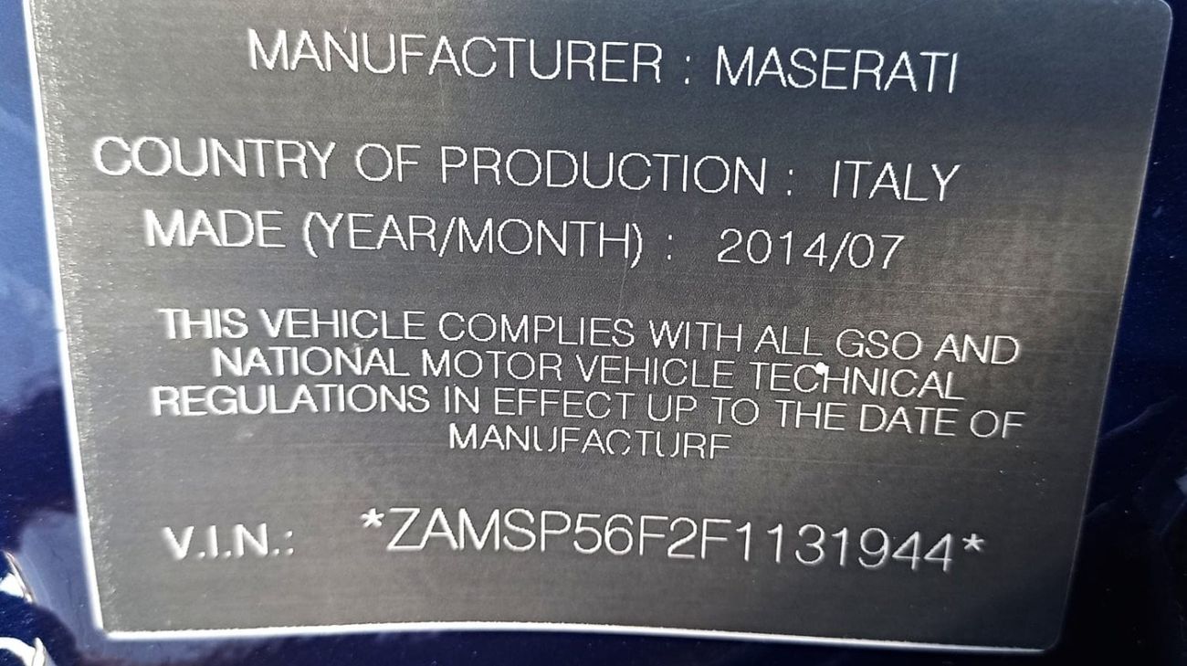 Maserati Quattroporte Std