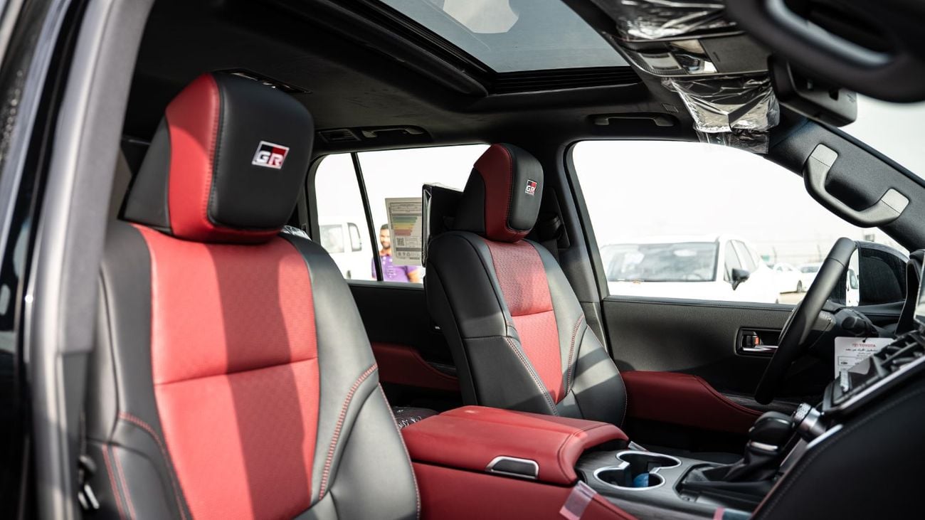 تويوتا لاند كروزر GRS 3.5L - Attitude Black-GR-S Black Inside Dark Red | Export Only