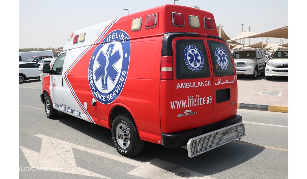 GMC Savana FULLY EQUIPPED AMBULANCE 2009 WITH GCC SPECS