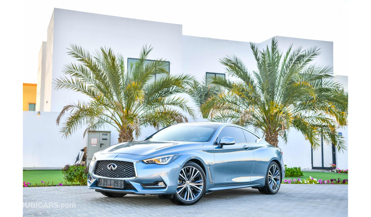 إنفينيتي Q60 2018 Coupe - Agency Warranty & Service Contract! - AED 2,428 PM! - 0% DP