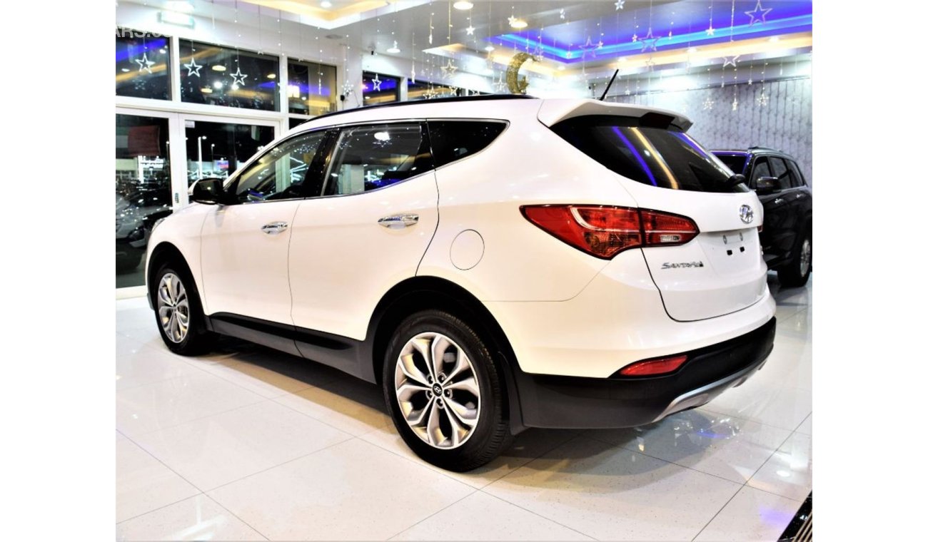 هيونداي سانتا في ( ORIGINAL PAINT * صبغ وكاله * ) Amazing Hyundai SantaFe 4WD 2016 Model!! in White Color! GCC Specs