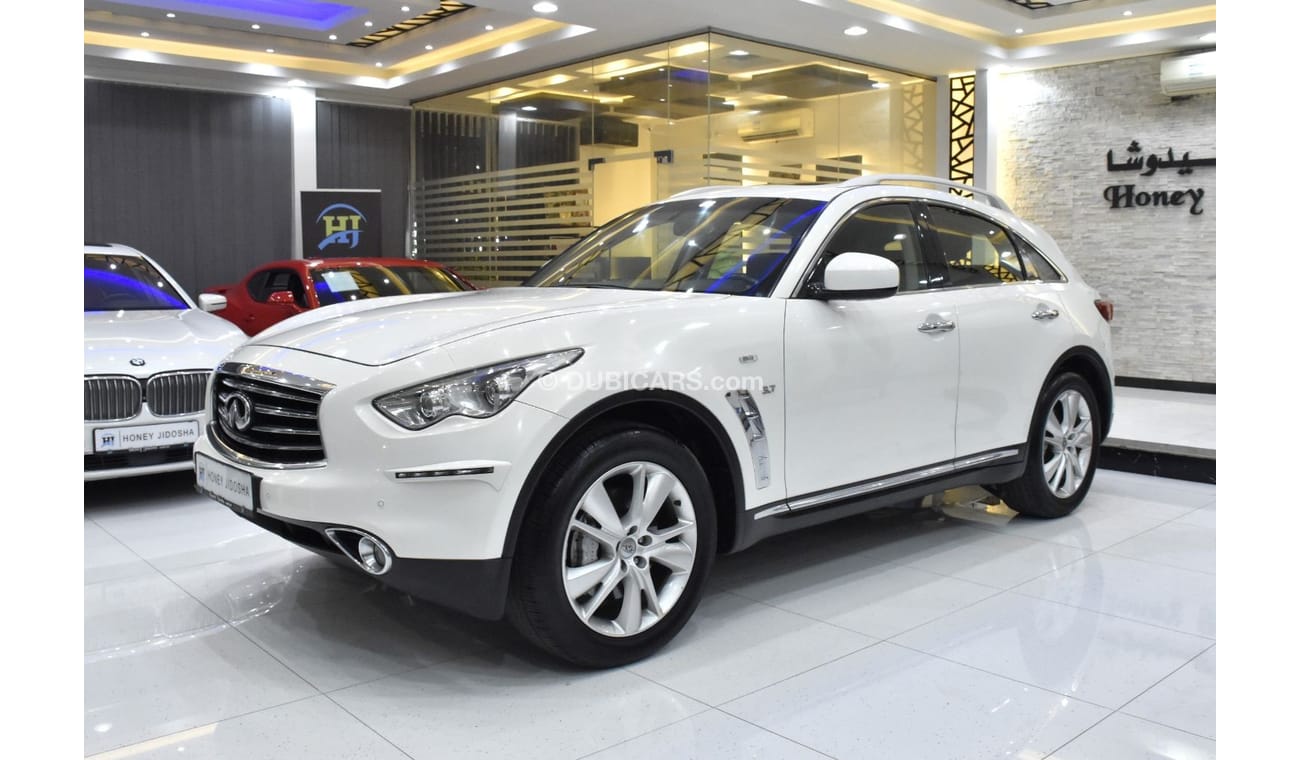 Infiniti QX70 EXCELLENT DEAL for our Infiniti QX70 ( 2015 Model ) in White Color GCC Specs