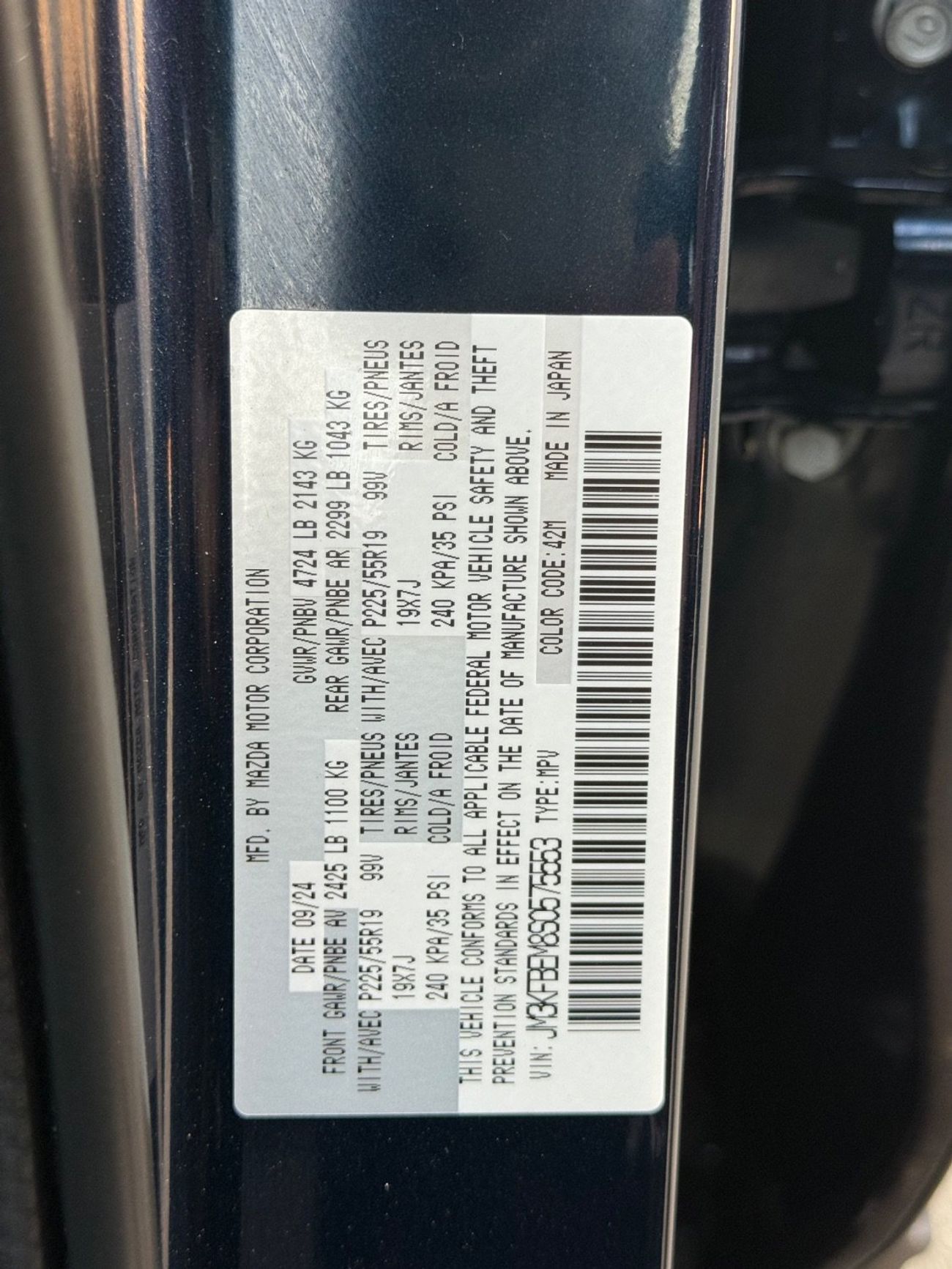 Mazda CX5 2025 Signature 2.5L 360 CAMERAS FULL OPTION US SPEC