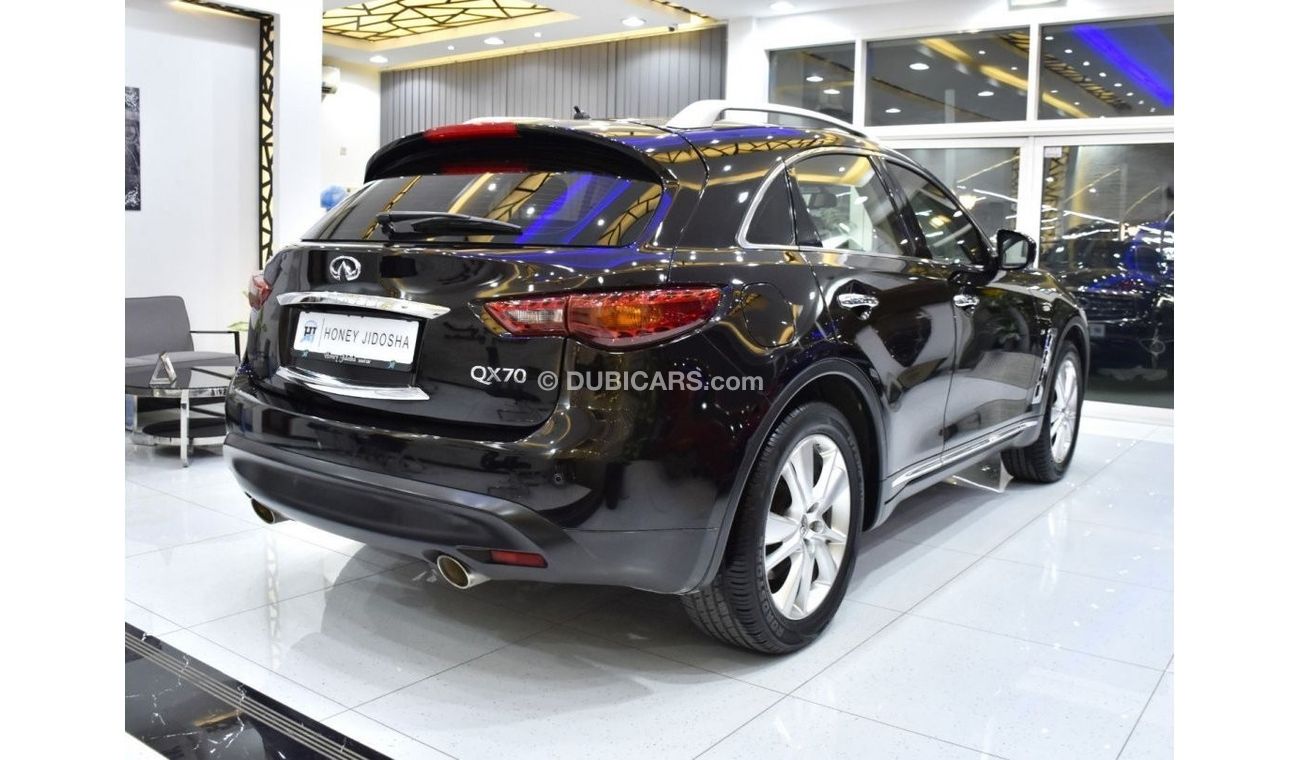 Infiniti QX70 EXCELLENT DEAL for our Infiniti QX70 ( 2014 Model ) in Black Color GCC Specs
