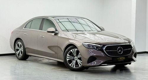 Mercedes-Benz E200 2.0L 2024 Mercedes Benz E200 AMG, Warranty, Fully Loaded, Very Low Kms, Excellent Condition, Korean