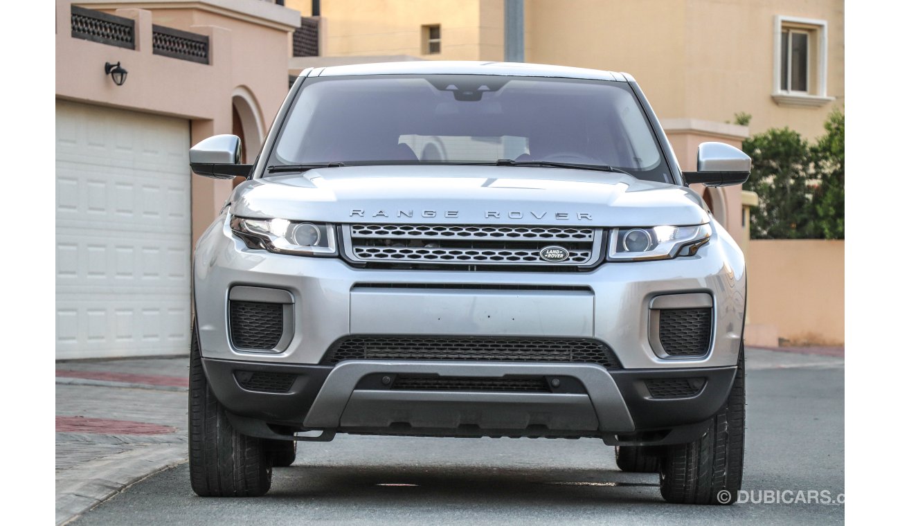 Land Rover Range Rover Evoque Dynamic 2016 GCC under Al Tayer Warranty with Zero downpayment.