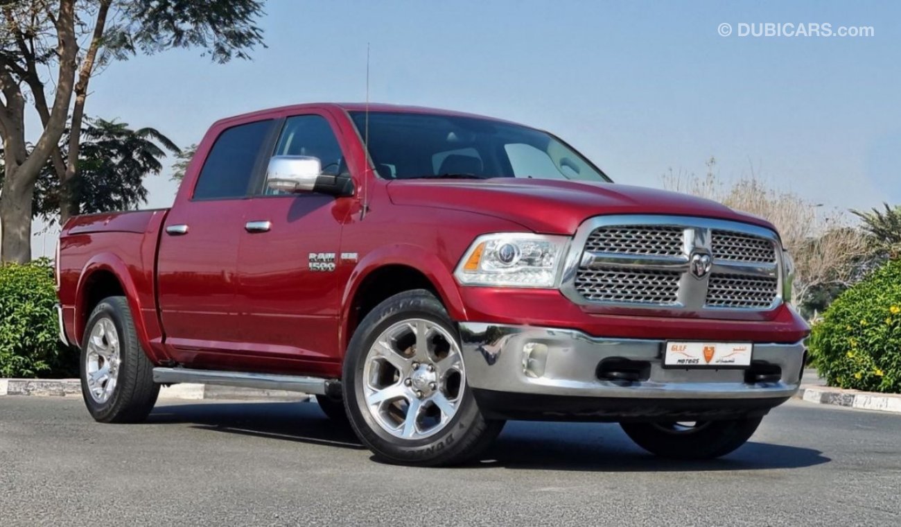 رام 1500 1500-4x4-5.7L-V8-Full Option Laramie - GCC- Original paint - Zero Accident - Warranty - Bank Finance