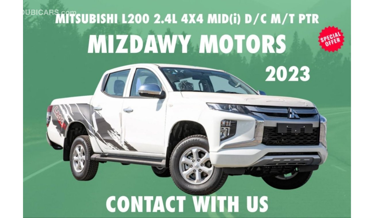 Mitsubishi L200 MITSUBISHI L200 2.4L GLX 4X4 HI D/C M/T PTR (EXPORT ONLY)