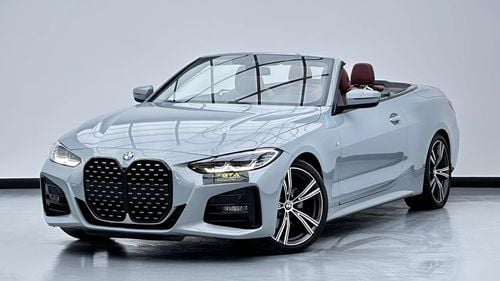 BMW 420i M Sport 2.0L 2022 BMW 420i M-Sport Cabriolet, 2026 BMW Warranty + Service Contract, BMW Full Service