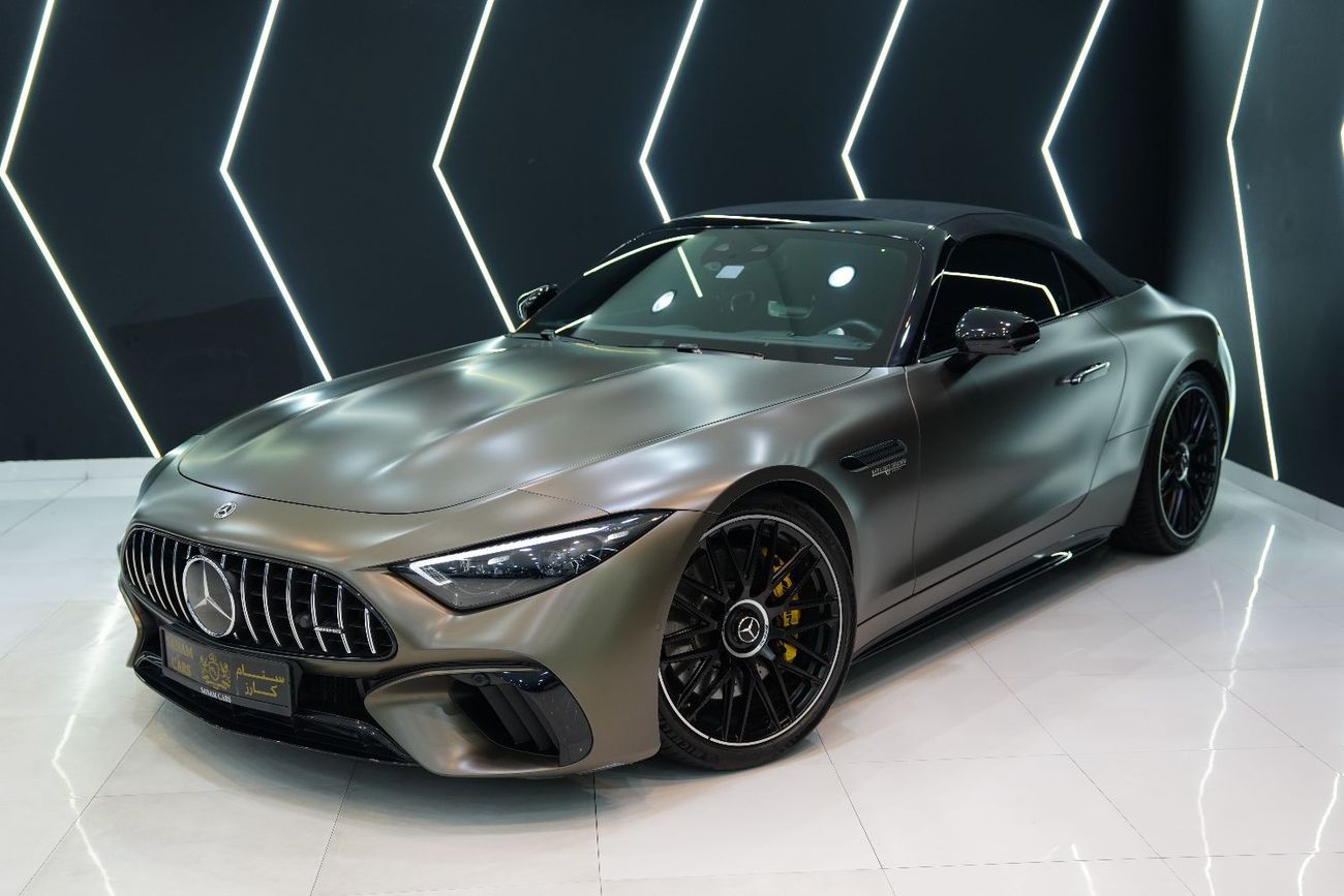 مرسيدس بنز SL 63 AMG Dynamic PLUS Pack, AMG Track Pace, Front Lift System, Carbon Interior!!