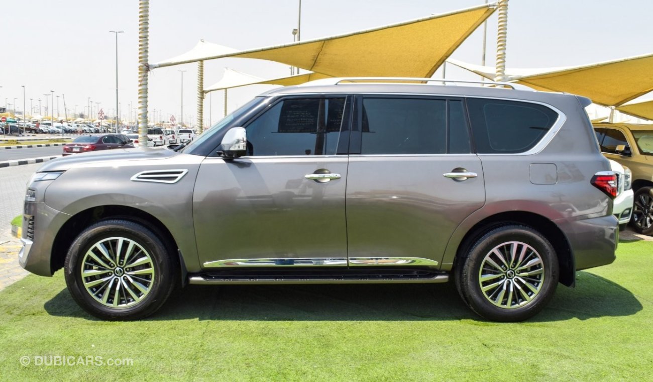 Nissan Patrol Platinum SE With 2021 body kit