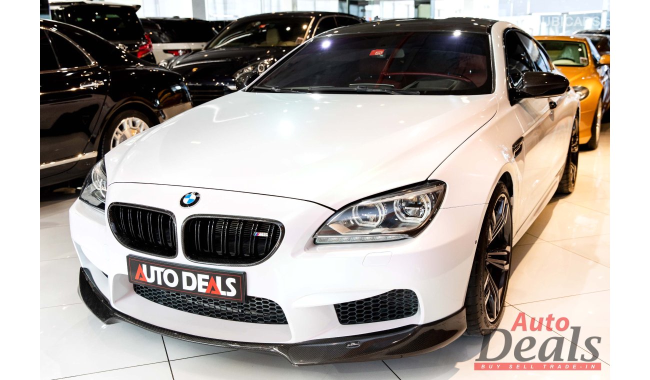 BMW M6 2015 | GCC | WARRANTY | CARBON FIBER KITS & INTERIOR