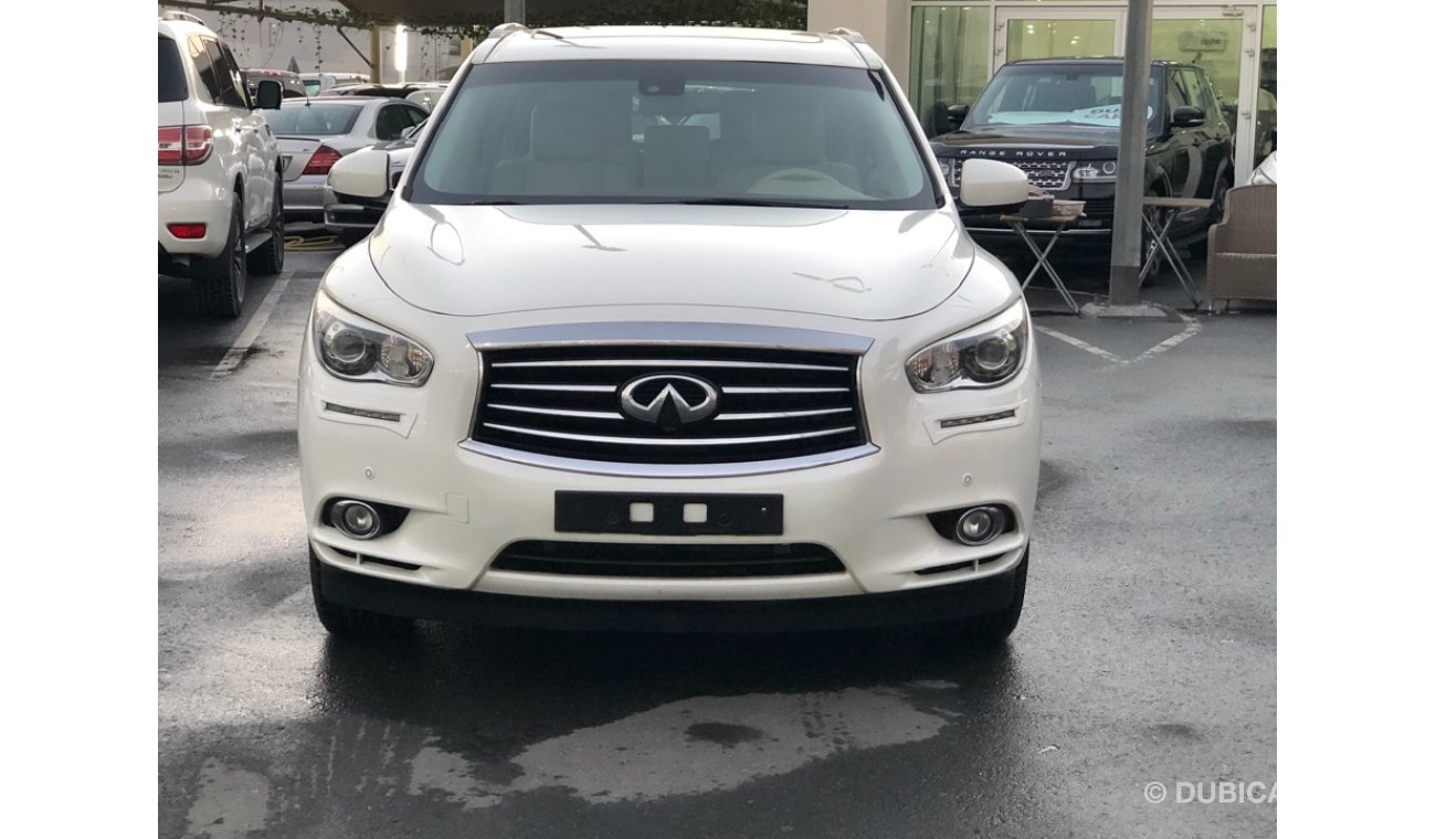 إنفينيتي QX60 موديل 2014 خليجي فل مواصفات كراسي جلد ومثبت سرعه وتحكم كهربي كامل و5كاميرات وردار وشاشات خلفيه