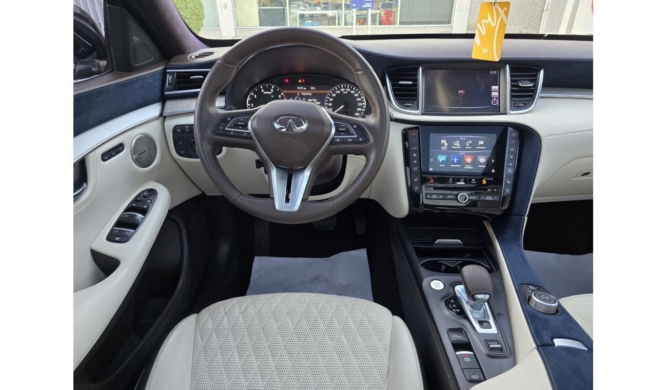 إنفينيتي QX50 Luxury 2.0L 4WD INFINITI QX50 2019 GCC ACCIDENT FREE // FULL OPITION // PERFECT CONDITION
