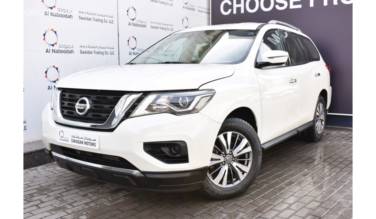 Nissan Pathfinder AED 1319 PM | 3.5L LE V6 4WD GCC DEALER WARRANTY