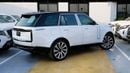 لاند روفر رينج روفر Autobiography P530 | Pearl White | Black Roof | Burgundy Interior | Shadow Exterior Package | GCC Sp