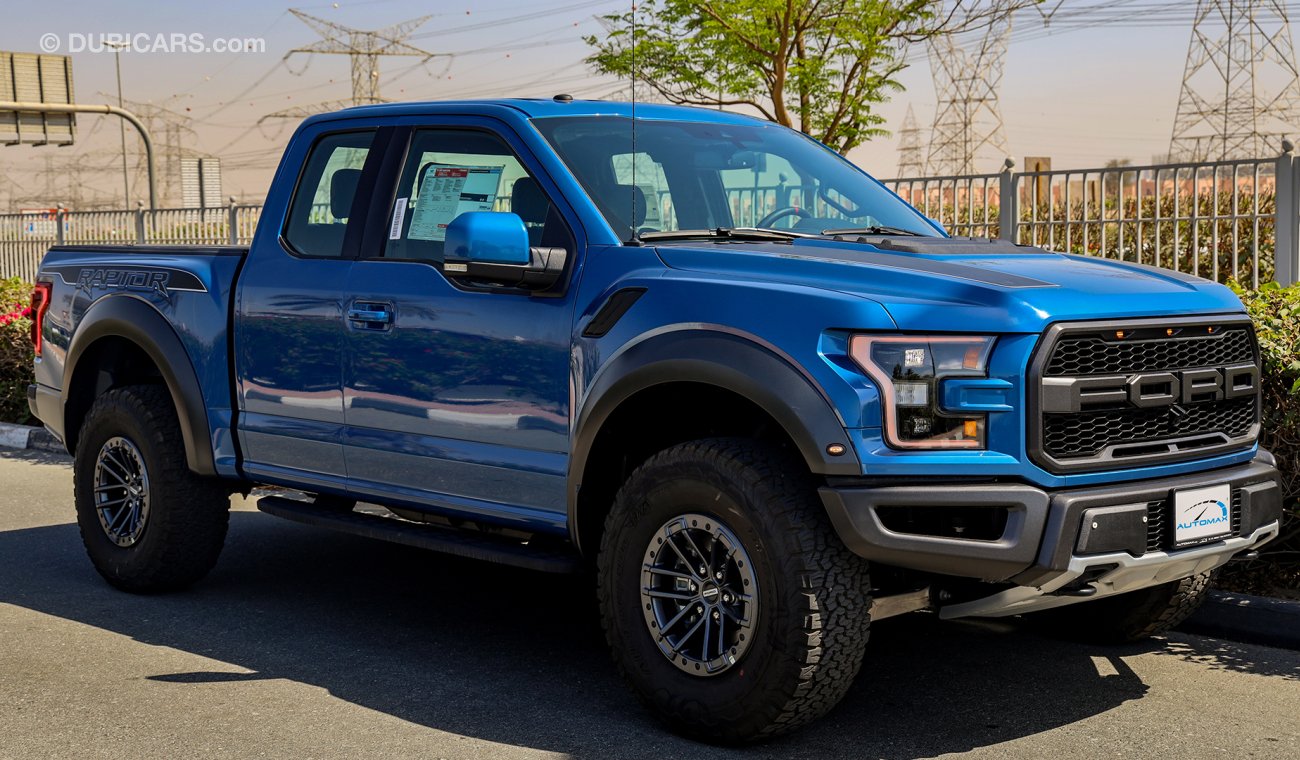 Ford Raptor Super Cab 2020 , V6 3.5L , GCC , W/5 Yrs or 100K Km WNTY & 3 Yrs or 60K Km SRVC @Al Tayer