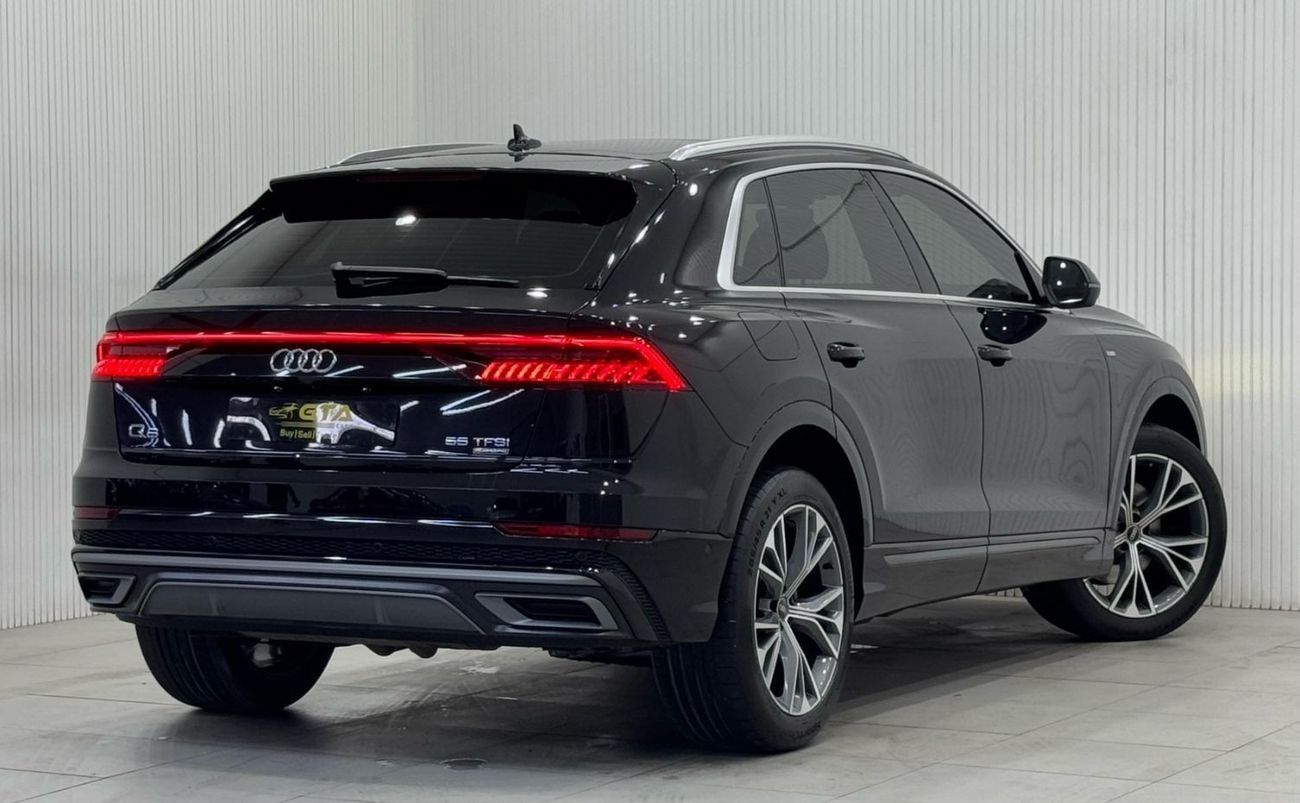 Audi Q8 55 TFSI quattro S-Line 3.0L 2021 Audi Q8 S-Line 55TFSI Quattro, 2025 Audi Warranty + Service Pack, L