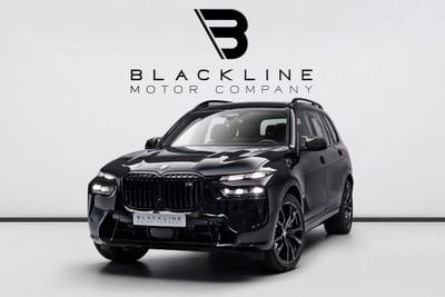 BMW X7 M60i XDRIVE BUY NOW, PAY 2027 | THE BLACKLINE STANDARD | BMW Warranty + Service Contract, GCC, LOW K