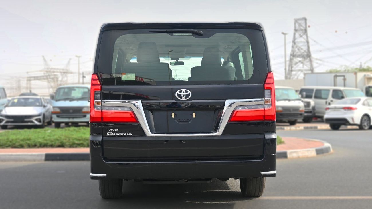 تويوتا جرافينا Toyota Granvia 2025 3.5L Petrol RWD 9 Seats Transmission Automatic  Black Outside Black Inside
