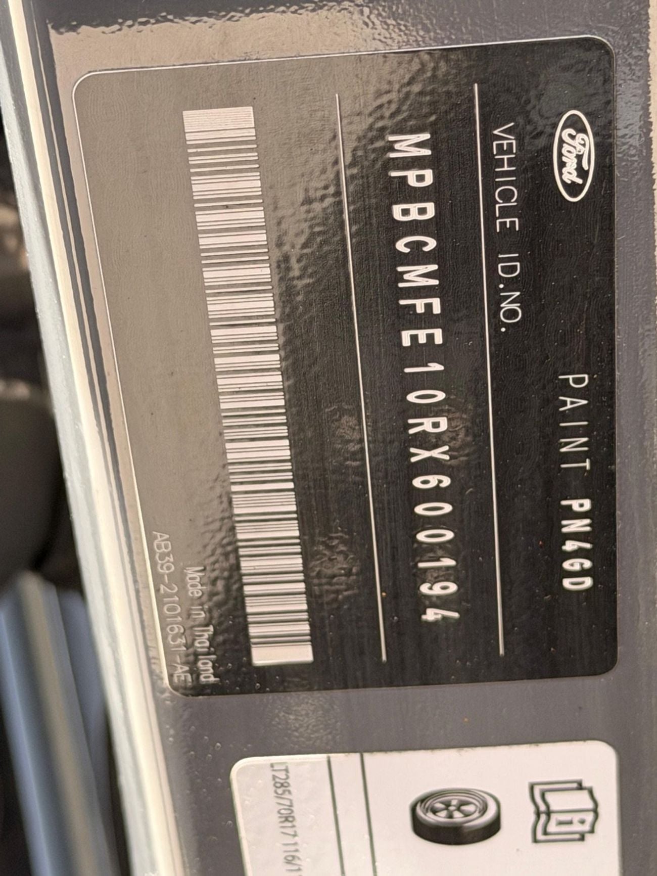 فورد رينجر رابتور Export from Australia