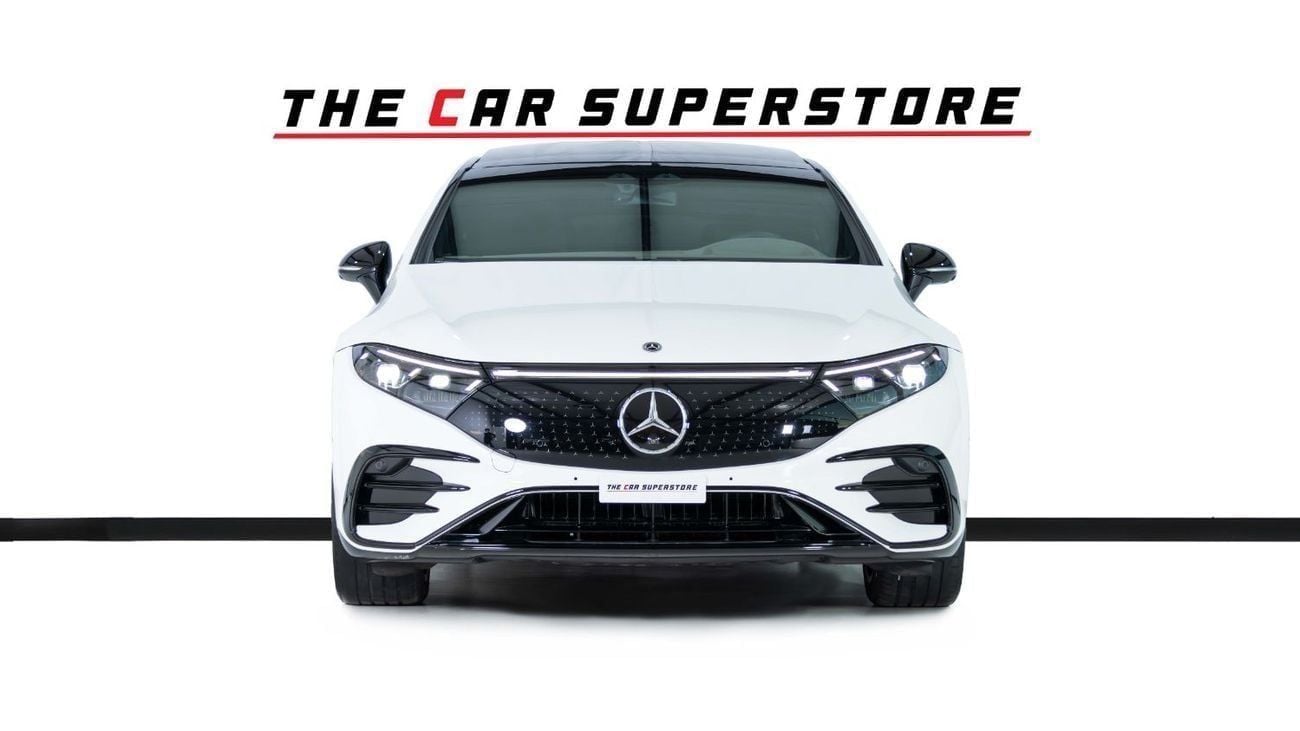 Mercedes Benz EQS 450 PLUS-GCC-Gragash Warranty-High Specifications-Night Package-22Inch AMG Rims