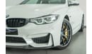 بي أم دبليو M4 2018 BMW M4 CS Clubsport / New Delivery Mileage / BMW Warranty & Service Pack until 2024
