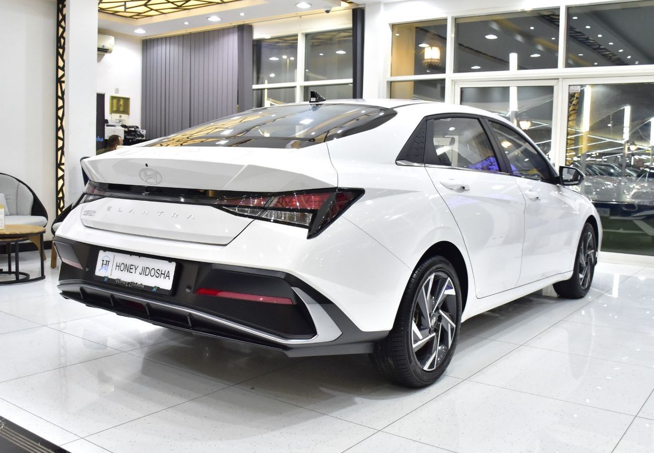 Hyundai Elantra EXCELLENT DEAL for our Hyundai Elantra ( 2025 Model ) in White Color Chinese Specs