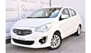 Mitsubishi Attrage AED 590 PM | 1.2L GLX GCC DEALER WARRANTY