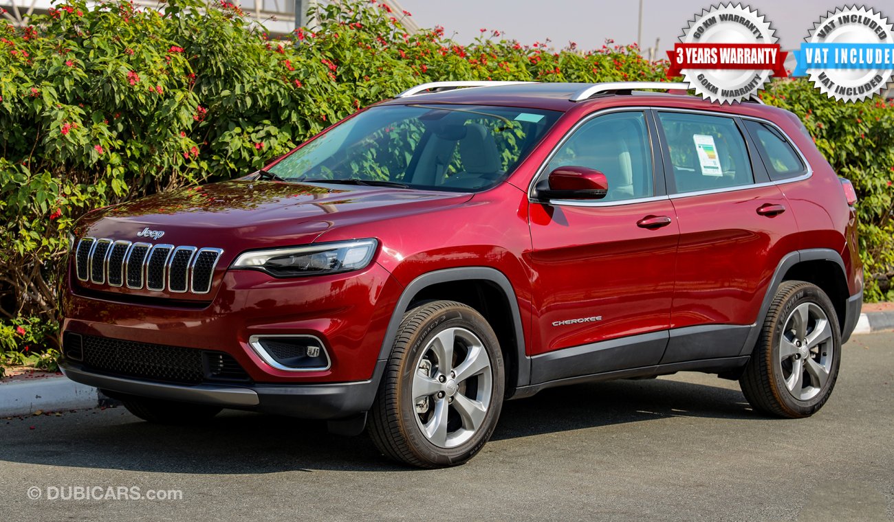 Jeep Cherokee 2020 LIMITED 3.2L V6 , W/ 3 Yrs or 60K km Warranty @ Trading Enterprises