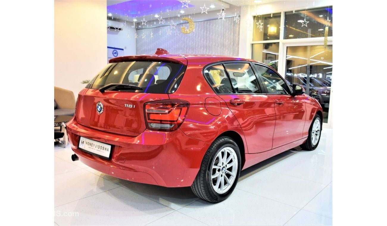 بي أم دبليو 116 AMAZING BMW 116i 2013 Model!! in Red Color! GCC Specs