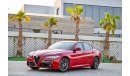 Alfa Romeo Giulia | 1,743 P.M |  0% Downpayment | Amazing Condition!