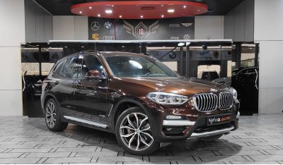 BMW X3 xDrive 30i X Line AED 1,900 P.M | 2018 BMW X3 XDRIVE 30i X -LINE 2.0L | GCC| UNDER WARRANTY | AGENCY