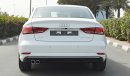 أودي A3 2018, 1.4L, GCC Specs with 3Yrs or 105K km Warranty and 45K km Free Service at Al Nabooda