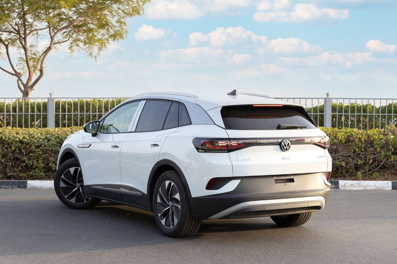 فولكس واجن ID.4 2022 VW ID4 Pure+ 19 بوصة FP - أبيض من الداخل أسود ورمادي | للتصدير فقط