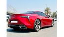 لكزس LC 500 5.0L V8 Carbon Fiber Roof Perfect Condition 2018 Model