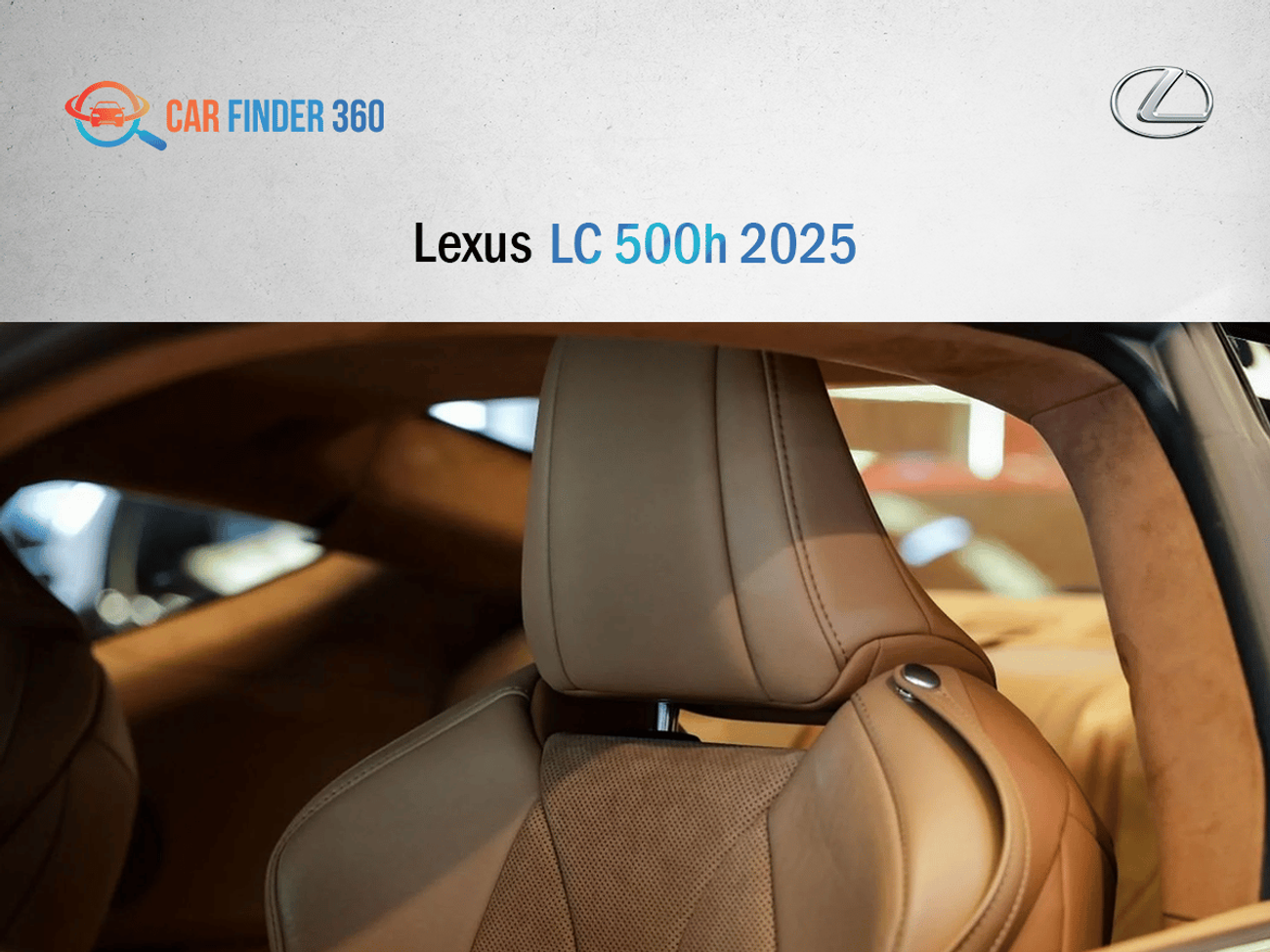 لكزس LC500h Lexus LC 500h 2025 (Export only )