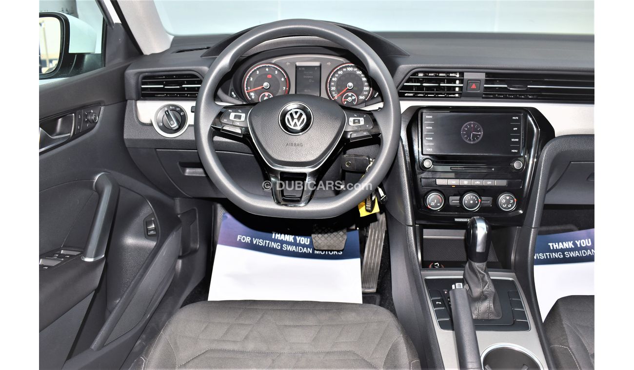 فولكس واجن باسات AED 1118 PM | 2.5L S GCC DEALER WARRANTY