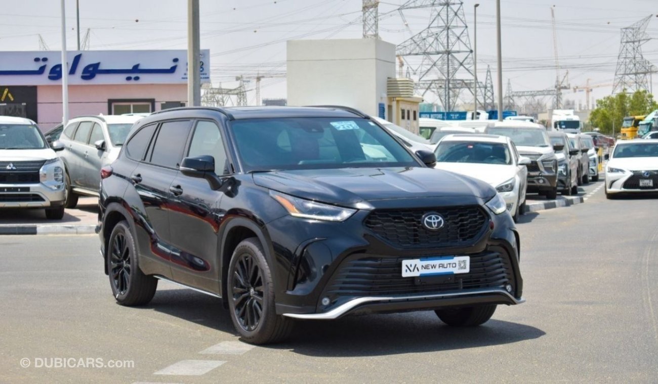 تويوتا هايلاندر Brand New Toyota Highlander XSE 2.4T Petrol | Black/Red | 2023 | For Export Only