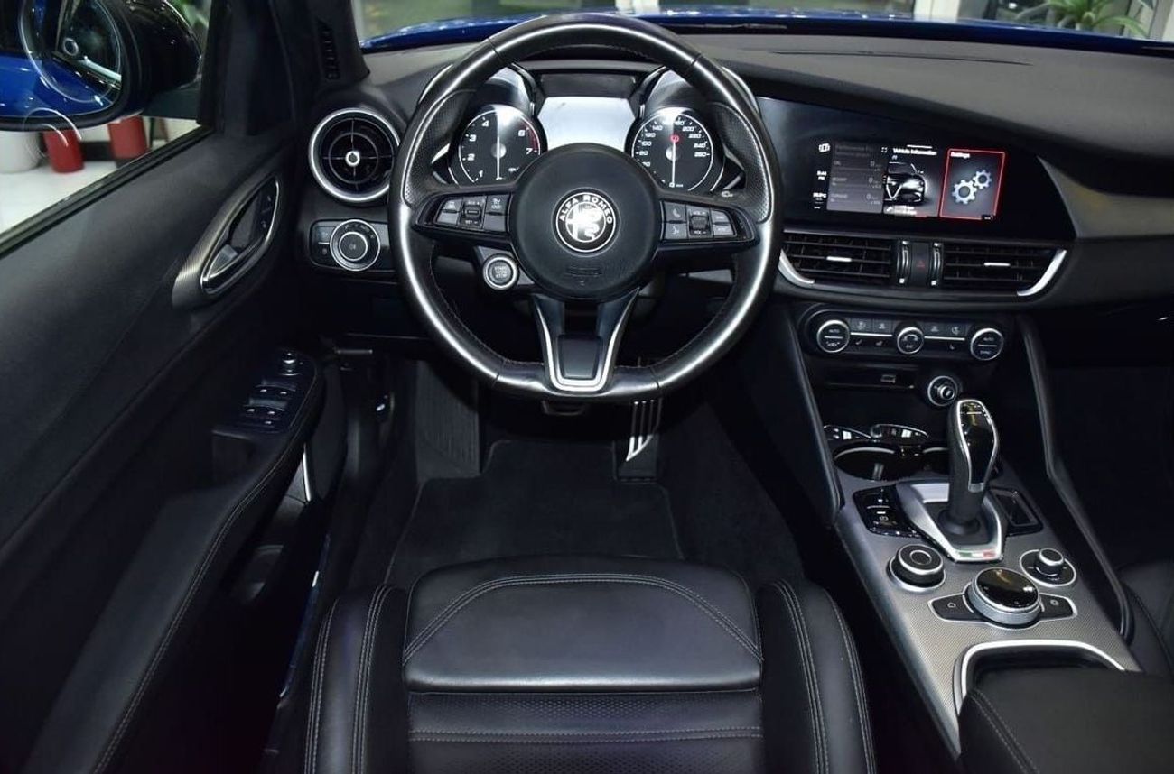 ألفا روميو جوليا EXCELLENT DEAL for our Alfa Romeo Giulia Q2 Veloce ( 2023 Model ) in Blue Color GCC Specs